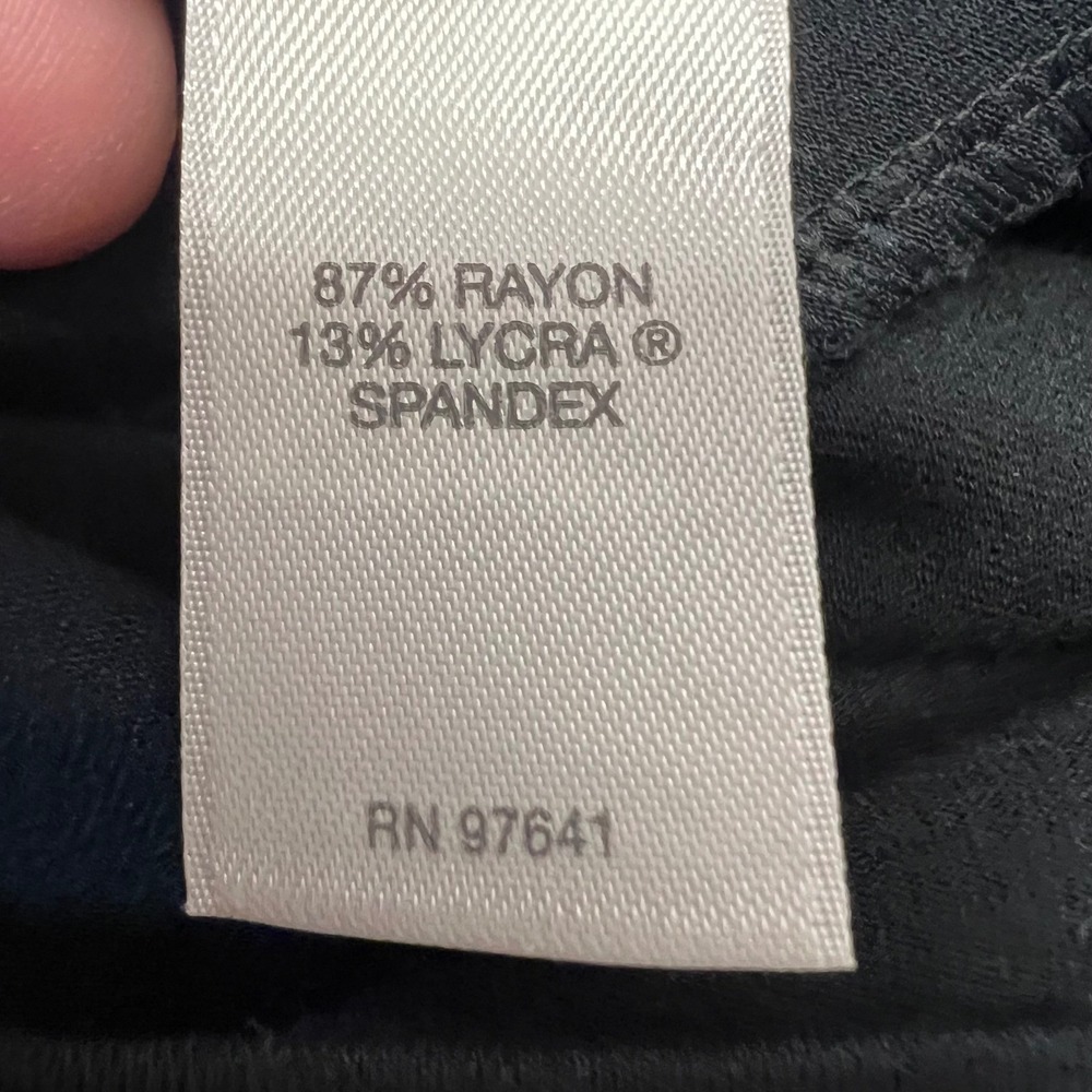 J. Jill Black Rayon Lycra Smooth-Fit Pencil Skirt Wearever Stretch Small - Picture 6 of 6
